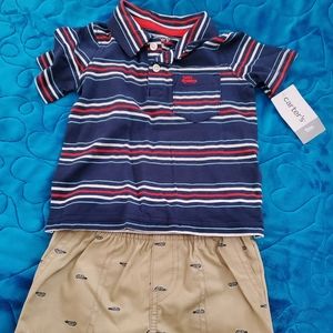 Carters short set - cars